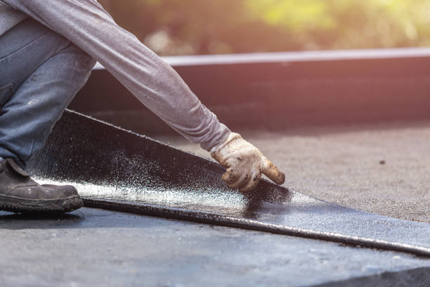 Professional Emergency Waterproofing technician working in Waynesville, NC